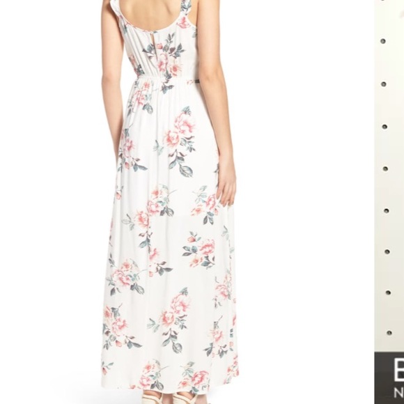 ROW A Flutter Sleeve Maxi Dress - Picture 2 of 7